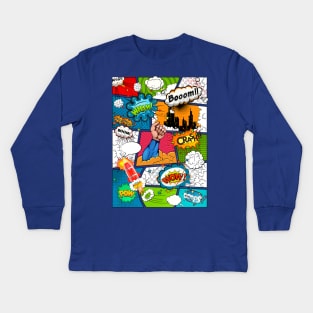 Comics Kids Long Sleeve T-Shirt